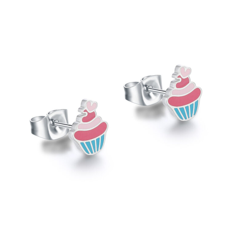 Παιδικό σκουλαρίκι Cupcake
