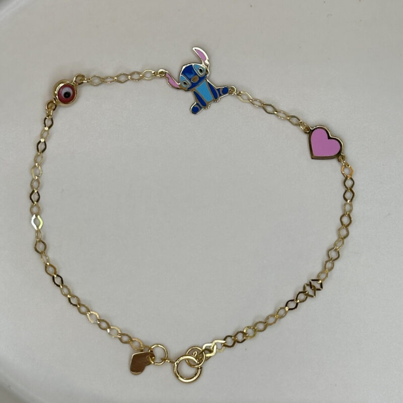Επίχρυσο βραχιόλι 925 Stitch