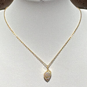 Κολιέ επίχρυσο από Ασήμι 925