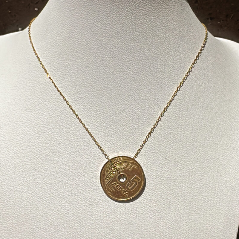 Κολιέ επίχρυσο από Ασήμι 925