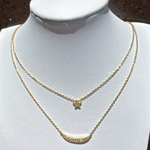 Κολιέ επίχρυσο από Ασήμι 925