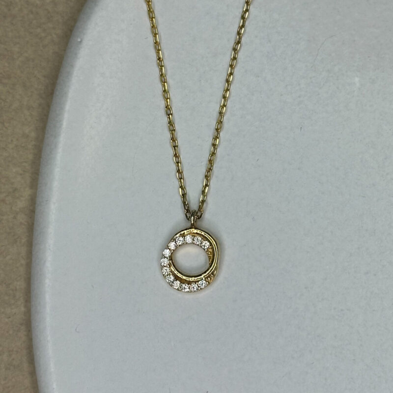 Κολιέ επίχρυσο από Ασήμι 925