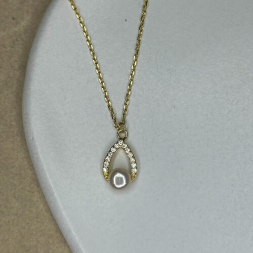 Κολιέ επίχρυσο από Ασήμι 925