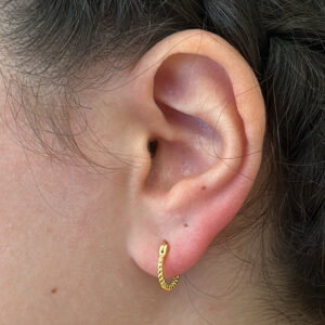 Επίχρυσα σκουλαρίκια 925