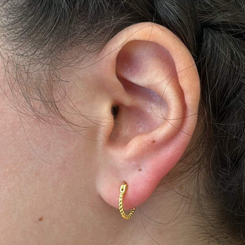 Επίχρυσα σκουλαρίκια 925