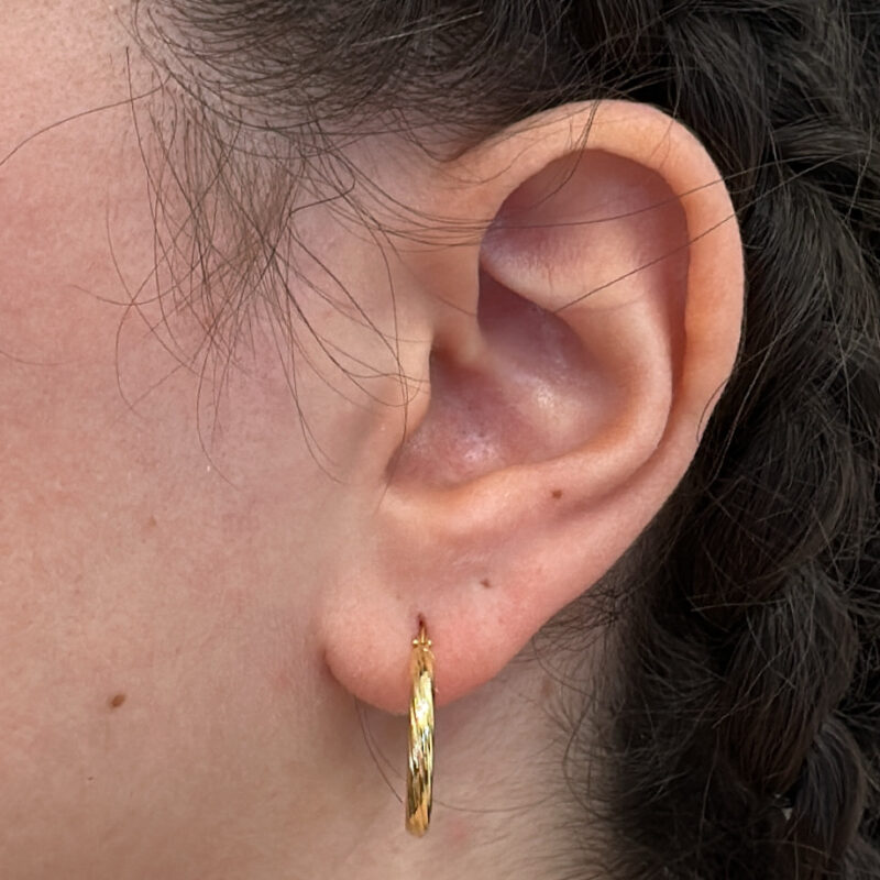 Επίχρυσα σκουλαρίκια 925