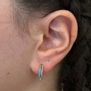 Επίχρυσα σκουλαρίκια 925