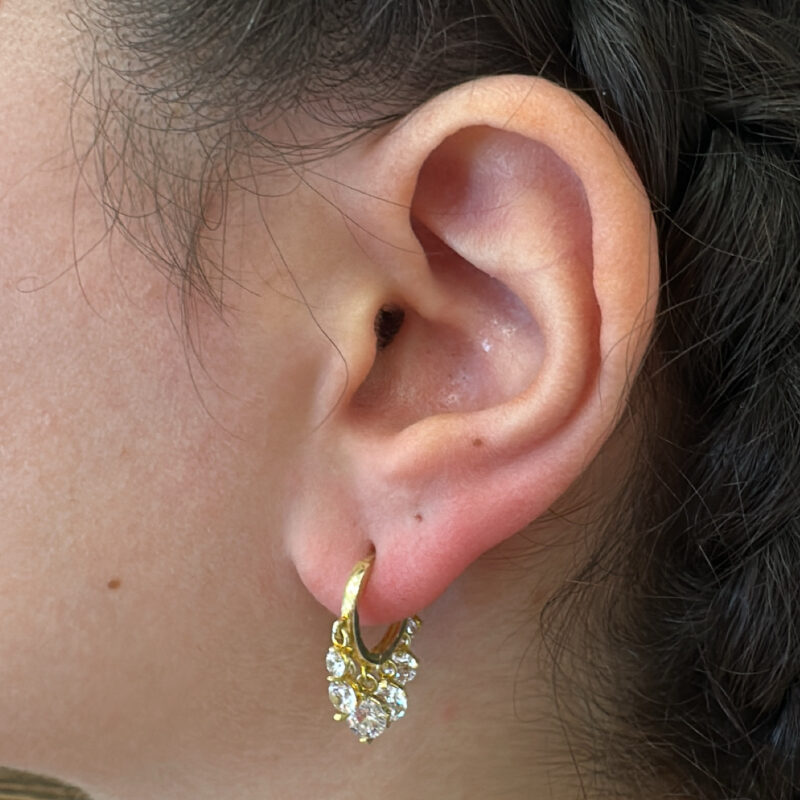 Επίχρυσα σκουλαρίκια 925