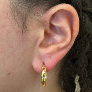 Επίχρυσα σκουλαρίκια 925