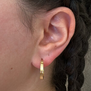 Επίχρυσα σκουλαρίκια 925