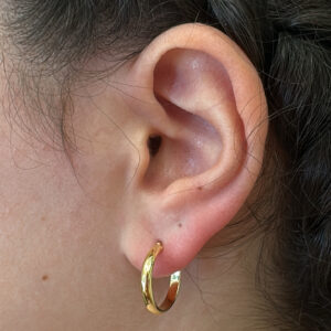 Επίχρυσα σκουλαρίκια 925