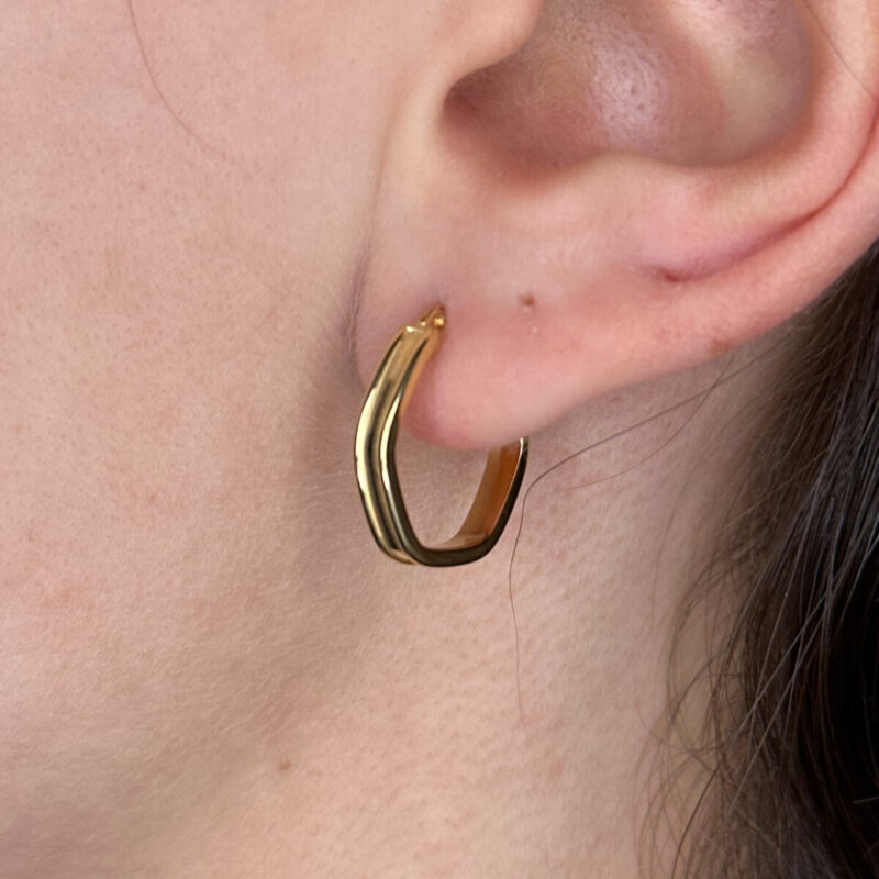 Επίχρυσα σκουλαρίκια 925