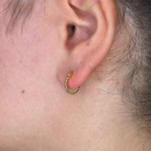 Επίχρυσα σκουλαρίκια 925