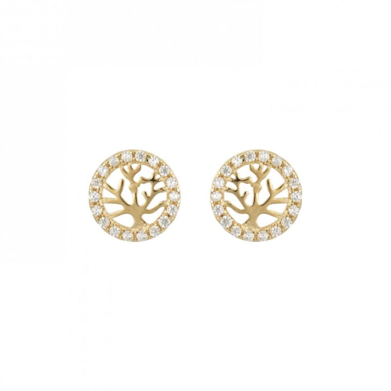 Επίχρυσα σκουλαρίκια 925