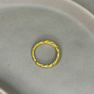 Ασημένιο Επιχρυσωμένο Δαχτυλίδι 925