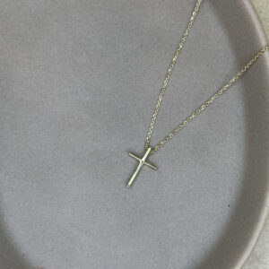 Κολιέ Σταυρός Χρυσό 9Κ