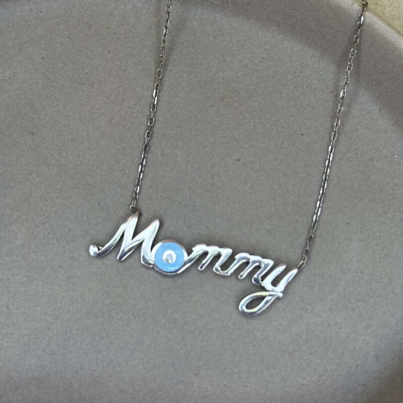 Ασημένιο κολιέ Mommy