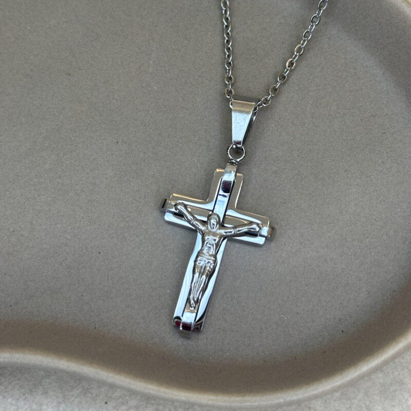 Ατσάλινος ανδρικός σταυρός