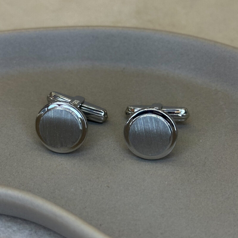 Μανικετόκουμπα από ασήμι 925