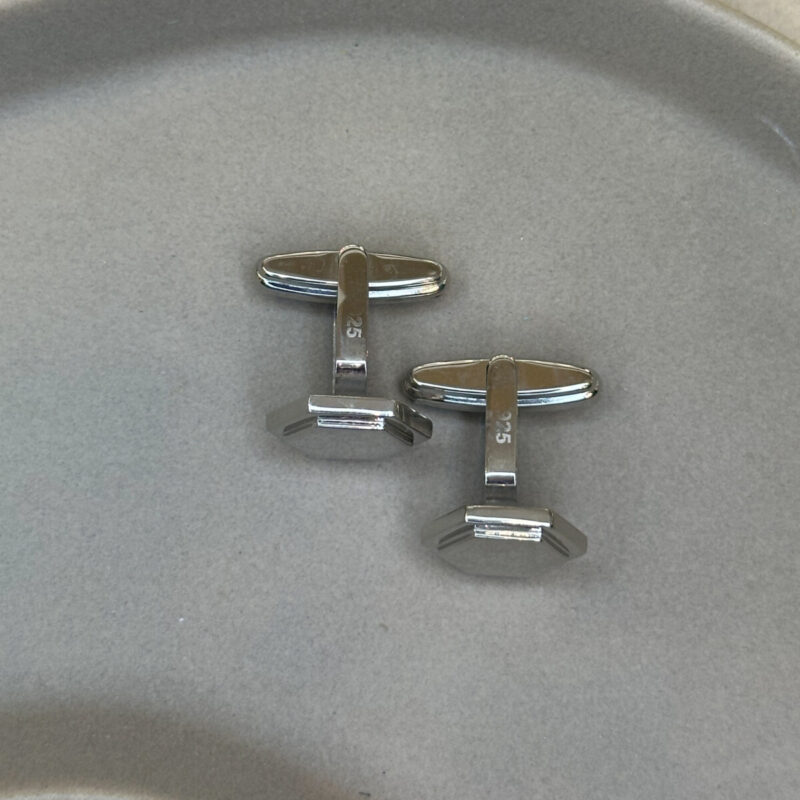 Μανικετόκουμπα από ασήμι 925