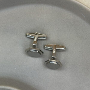 Μανικετόκουμπα από ασήμι 925