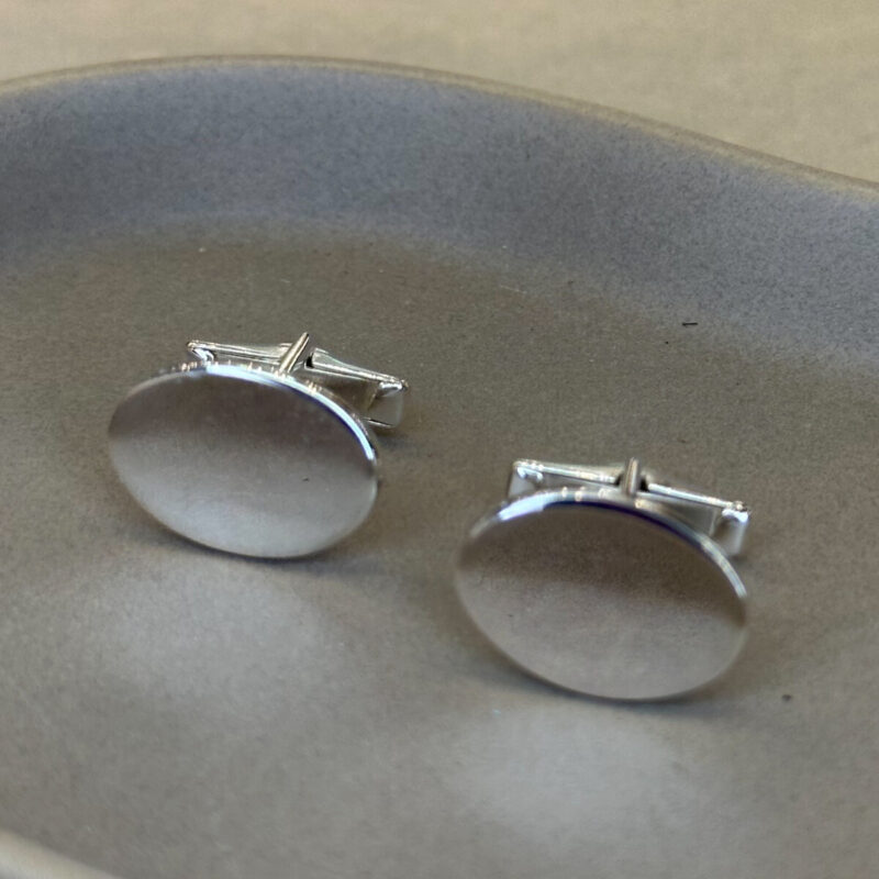 Μανικετόκουμπα από ασήμι 925