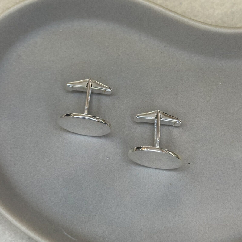 Μανικετόκουμπα από ασήμι 925