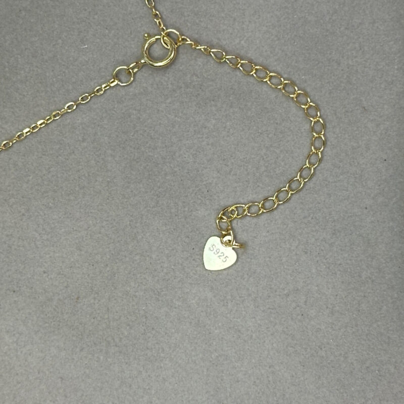 Ασημένιος Επιχρυσωμένος Σταυρός 925 με Ζιρκόν