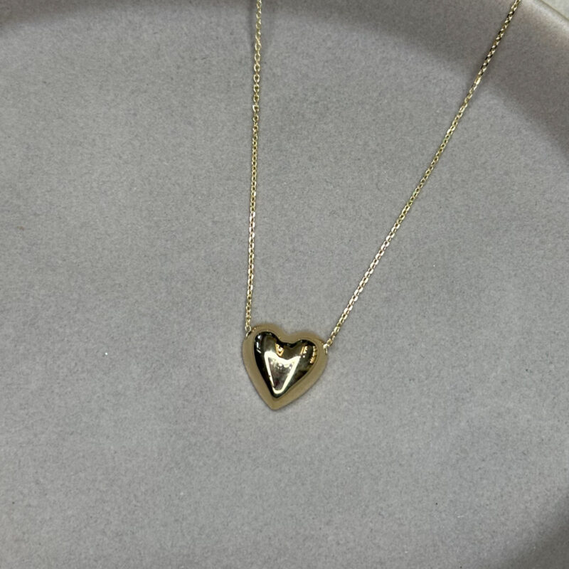 Χρυσό Μενταγιόν Καρδιά 9 Καρατίων