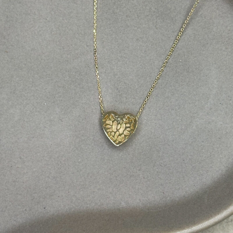 Χρυσό Μενταγιόν Καρδιά 9 Καρατίων
