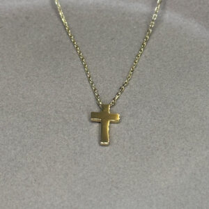 Κολιέ Χρυσό 9 Καρατίων με Σταυρό