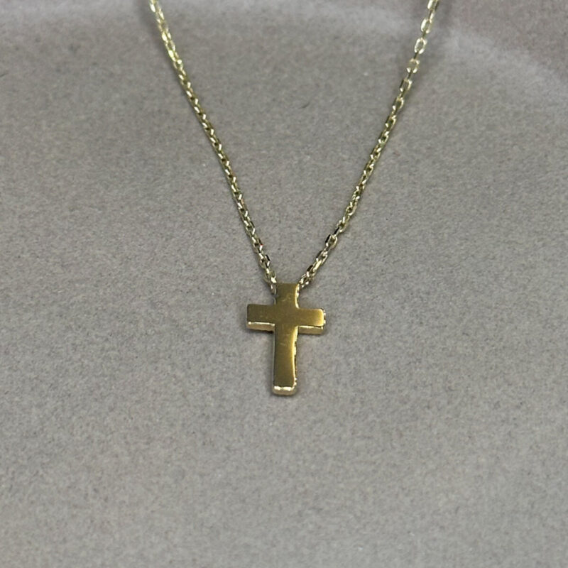 Κολιέ Χρυσό 9 Καρατίων με Σταυρό