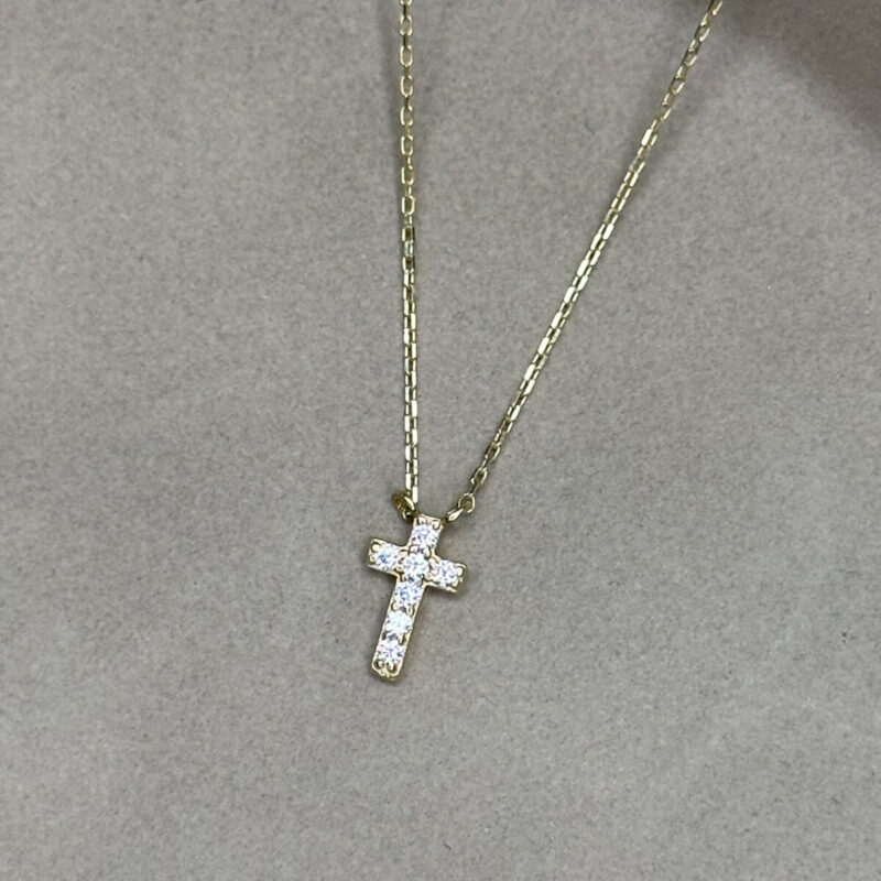 Κολιέ Χρυσό 9 Καρατίων με Σταυρό