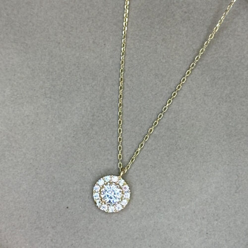 Κολιέ Χρυσό 9Κ Ροζέτα