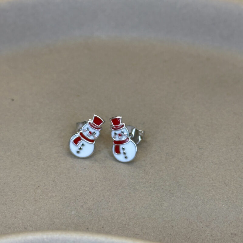 Χριστουγεννιάτικα σκουλαρίκια 925