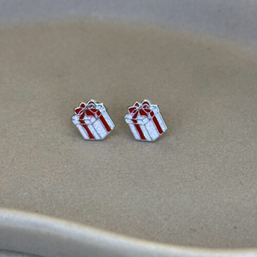 Χριστουγεννιάτικα σκουλαρίκια 925