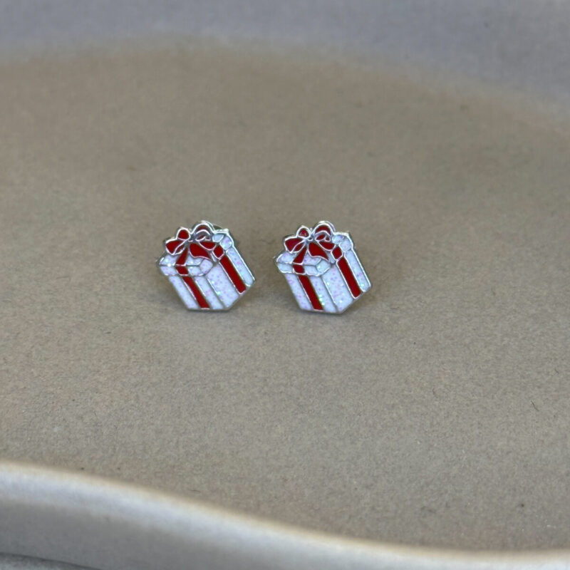 Χριστουγεννιάτικα σκουλαρίκια 925