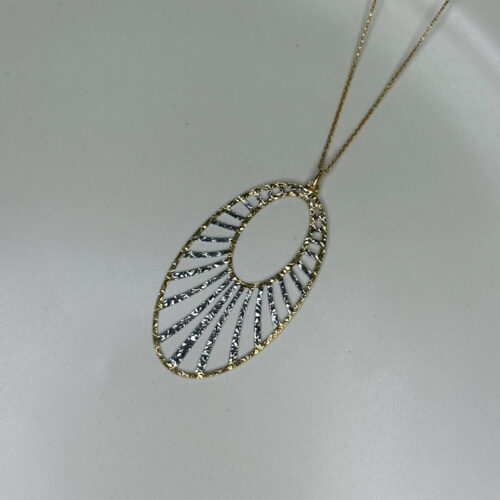 Κολιέ 9 Καρατίων Διπλής Όψεως