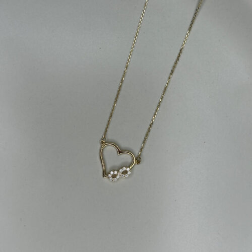 Κολιέ Καρδιά 9 Καρατίων