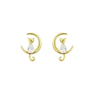 Επίχρυσα σκουλαρίκια 925