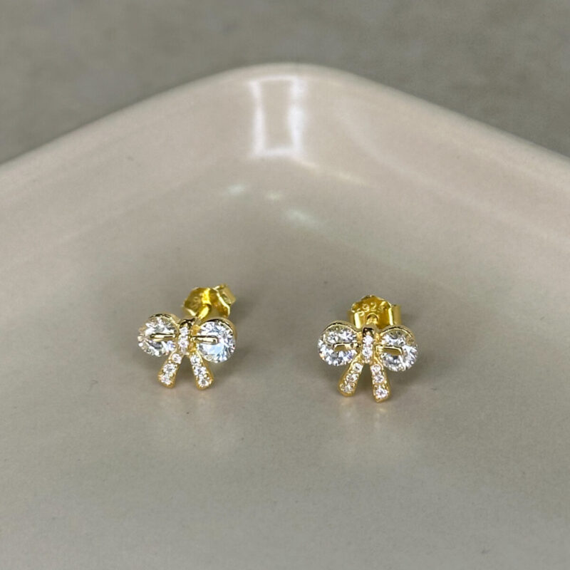 Επίχρυσα σκουλαρίκια 925