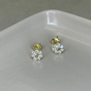 Επίχρυσα σκουλαρίκια 925